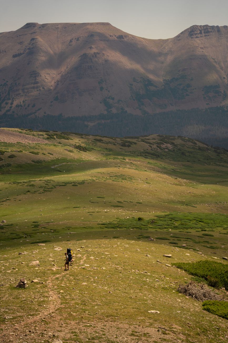 Hiker Mountain Ridge